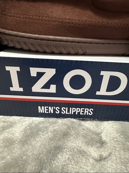 Izod Brown Suede Men’s Slip-On Loafers - Picture 2 of 2